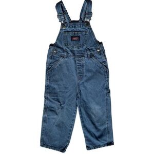 ♛4/$20♛ Old Navy Toddler Boys Overalls Blue Jean Bibs Adjustable Straps 3T